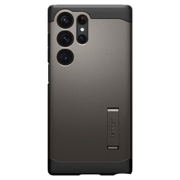 Spigen Samsung Galaxy S23 Ultra -suojakuori Tough Armor Gunmetal