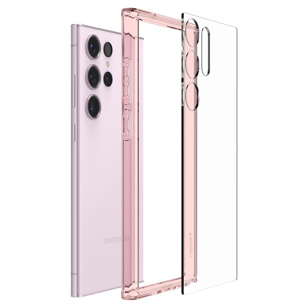 Spigen Samsung Galaxy S23 Ultra Kuori Ultra Hybrid Rose Crystal