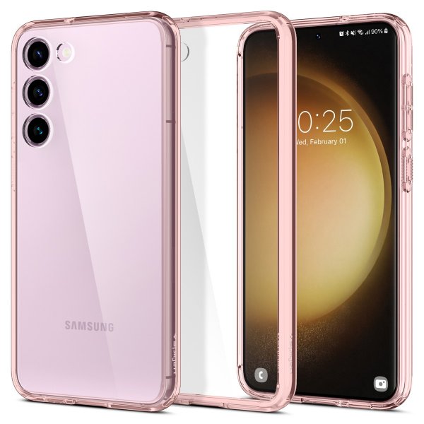 Spigen Samsung Galaxy S23 Kuori Ultra Hybrid Rose Crystal