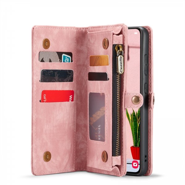 CaseMe Samsung Galaxy S24 FE Kotelo 008 Series Irrotettava Kuori Pinkki