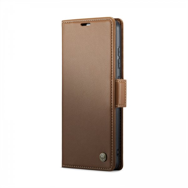 CaseMe Samsung Galaxy S24 FE Kotelo 023 Series Ruskea