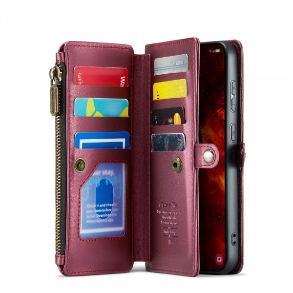 CaseMe Samsung Galaxy S24 FE Suojakuori C36-sarja Punainen