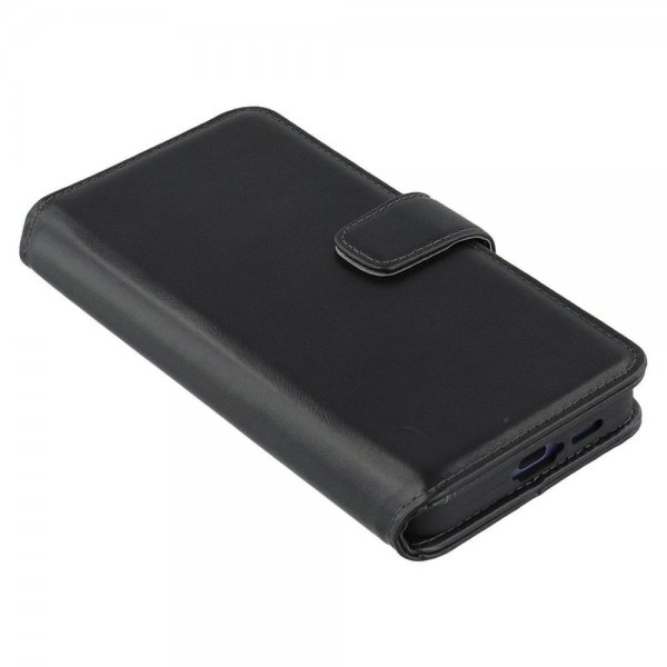 Nordic Covers Samsung Galaxy S24 FE Essential Leather Raven Black -suojakotelo