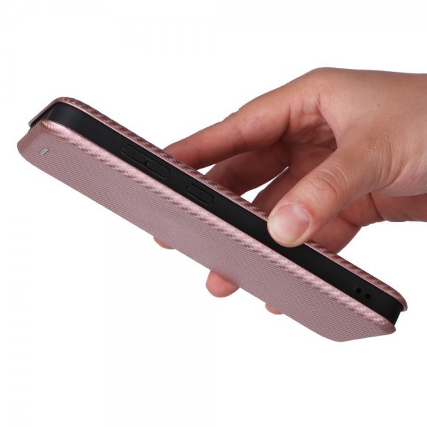 Samsung Galaxy S24 FE Kotelo hiilikuitutekstuuri ruusukulta