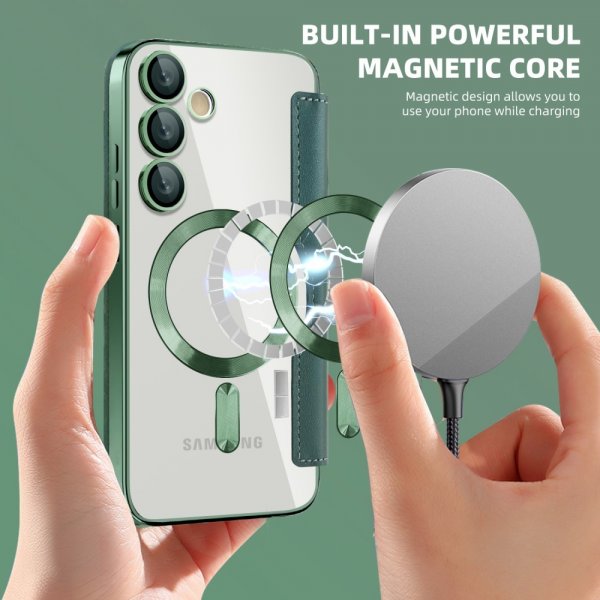 Samsung Galaxy S24 FE MagSafe-kuori Vihreä