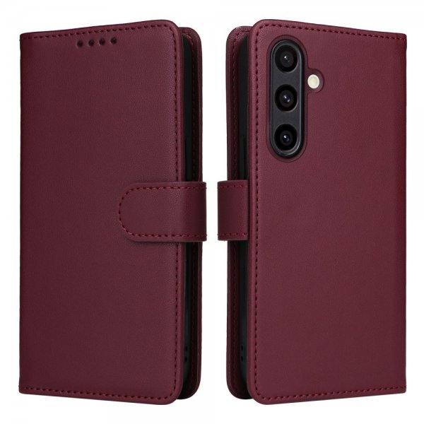 Betopnice Samsung Galaxy S24 FE -kuori irrotettavalla kuorella 005 punainen
