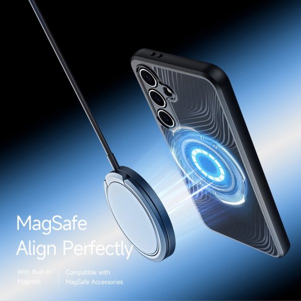 Dux Ducis Samsung Galaxy S24 FE Aimo Series MagSafe -kuori, musta