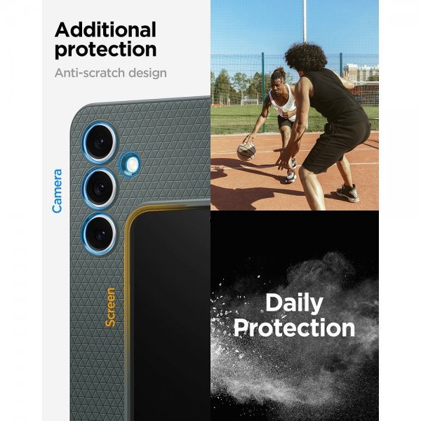 Spigen Samsung Galaxy S24 FE Kuori Liquid Air Abyss Green