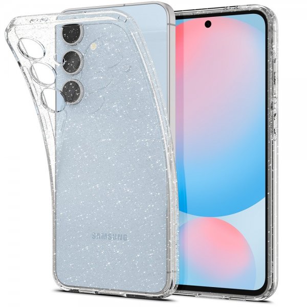 Spigen Samsung Galaxy S24 FE Suojakuori Liquid Crystal Glitter Crystal Quartz