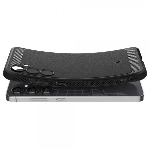 Spigen Samsung Galaxy S24 FE kuori, Rugged Armor, mattamusta