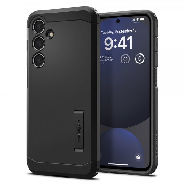 Spigen Samsung Galaxy S24 FE Suojakuori Tough Armor Musta