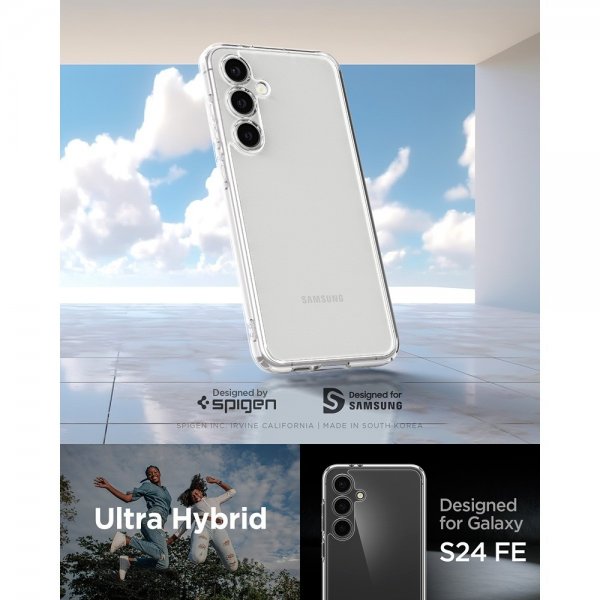 Spigen Samsung Galaxy S24 FE Suojakuori Ultra Hybrid Crystal Clear