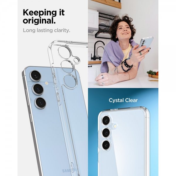 Spigen Samsung Galaxy S24 FE Suojakuori Ultra Hybrid Crystal Clear