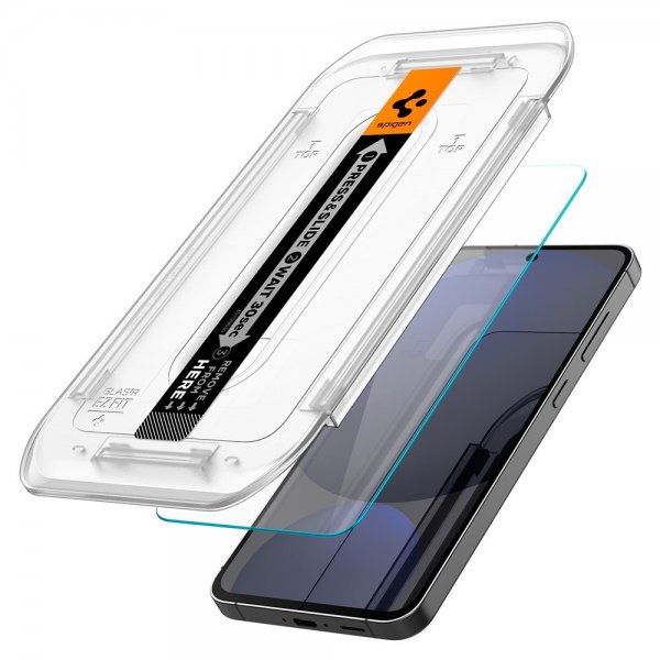 Spigen Samsung Galaxy S24 FE -näytönsuoja GLAS.tR EZ Fit 2-pakkaus
