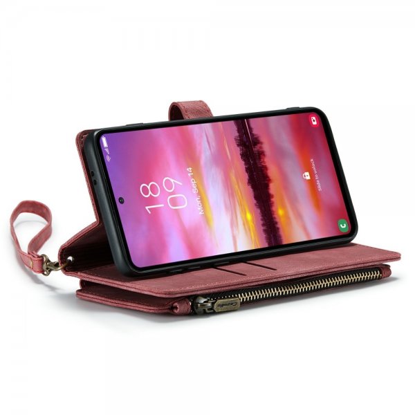 CaseMe Samsung Galaxy S24 -suojakotelo, C30-sarja, punainen
