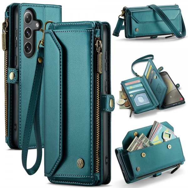 CaseMe Samsung Galaxy S24 C36 Series -suojakotelo, vihreä