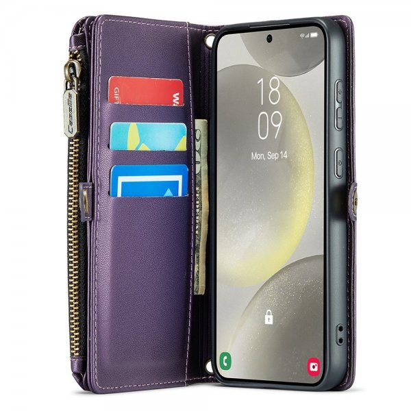 CaseMe Samsung Galaxy S24 -suojakotelo, C36-sarja, violetti