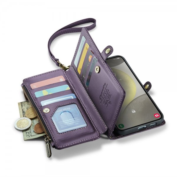 CaseMe Samsung Galaxy S24 -suojakotelo, C36-sarja, violetti