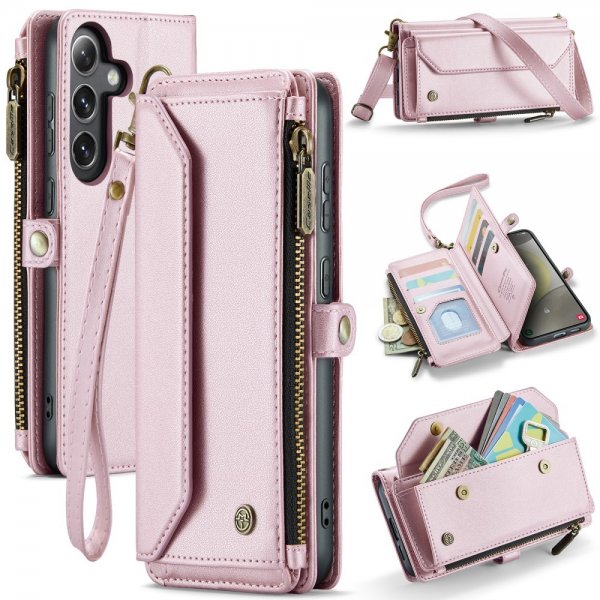 CaseMe Samsung Galaxy S24 C36 Series -suojakotelo, pinkki