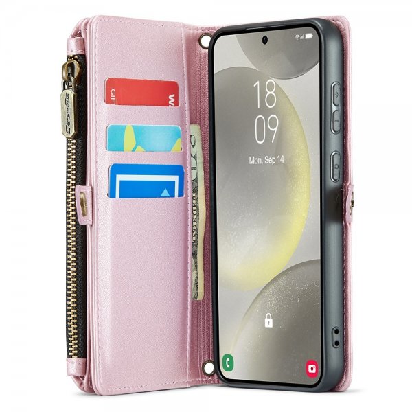 CaseMe Samsung Galaxy S24 C36 Series -suojakotelo, pinkki