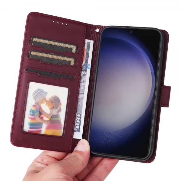 Betopnice Samsung Galaxy S24 -suojakotelo irrotettavalla kuorella 005 Punainen