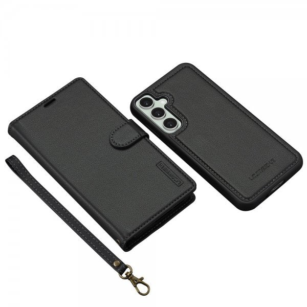 Lc.Imeeke Samsung Galaxy S24 -suojakotelo irrotettavalla kuorella, L2-sarja, MagSafe, musta