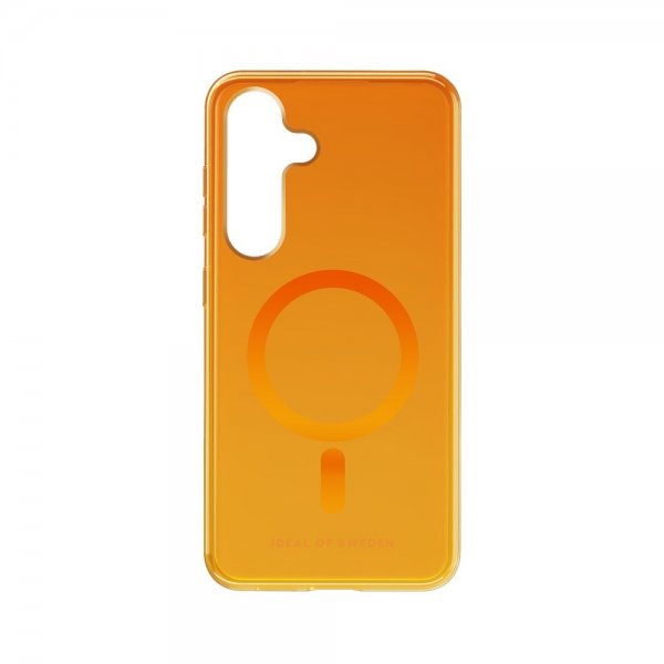 Ideal of Sweden Samsung Galaxy S24/Galaxy S25 Kuori Clear Case MagSafe Orange Spritz