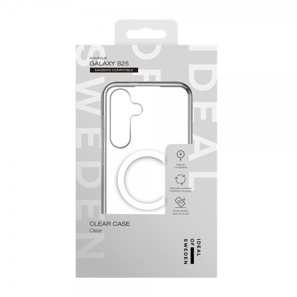 Ideal of Sweden Samsung Galaxy S24/Galaxy S25 Skal Clear Case MagSafe Läpinäkyvä