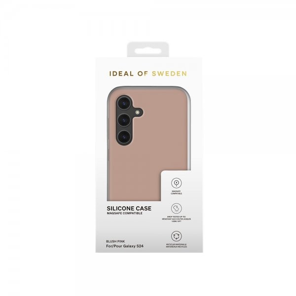 Ideal of Sweden Samsung Galaxy S24/Galaxy S25 Kuori Silikonikuori MagSafe Blush Pink