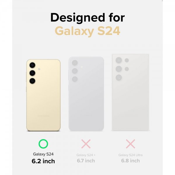 Ringke Samsung Galaxy S24 Kamerasuojus Camera Lens Frame Musta