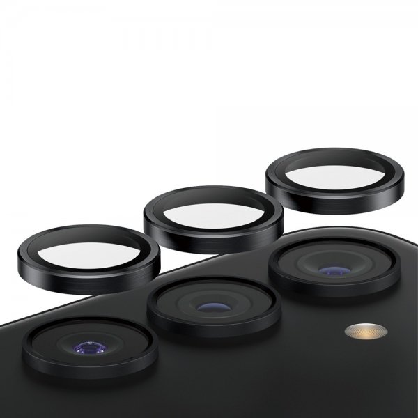 PanzerGlass Samsung Galaxy S23/S23 Plus/S24 Kameran suoja Hoops Musta
