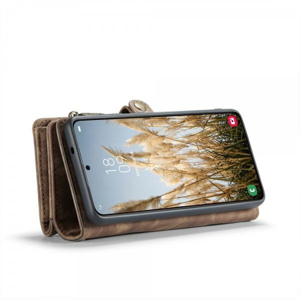 CaseMe Samsung Galaxy S24 Plus -kotelo 008 Series Irrotettava kuori Ruskea