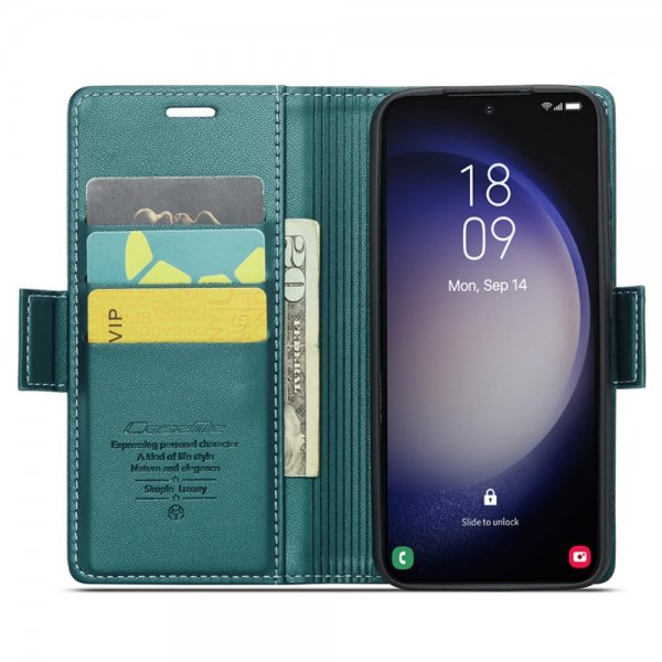 CaseMe Samsung Galaxy S24 Plus Suojakotelo 023 Series Vihreä