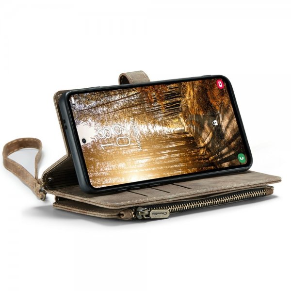 CaseMe Samsung Galaxy S24 Plus -kotelo C30-sarja Ruskea
