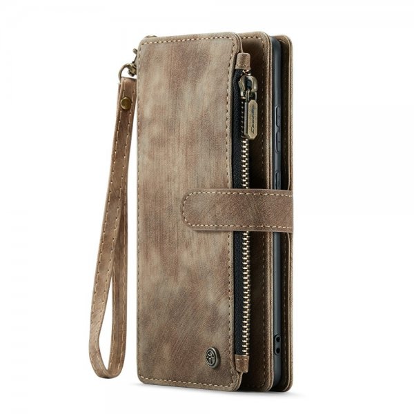 CaseMe Samsung Galaxy S24 Plus -kotelo C30-sarja Ruskea
