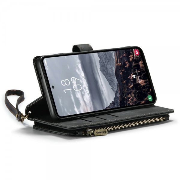 CaseMe Samsung Galaxy S24 Plus -suojakotelo C30 Series musta