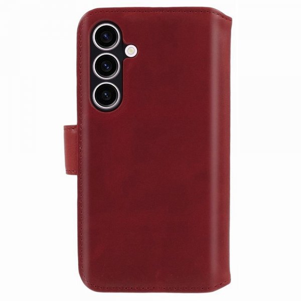Nordic Covers Samsung Galaxy S24 Plus Essential Leather -suojakuori, Poppy Red