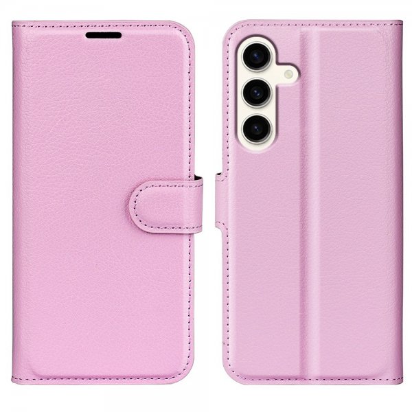 Samsung Galaxy S24 Plus -kotelo, litsi, vaaleanpunainen