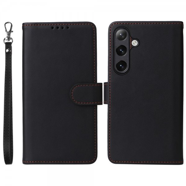 Betopnice Samsung Galaxy S24 Plus -kotelo irrotettavalla kuorella 005 Musta