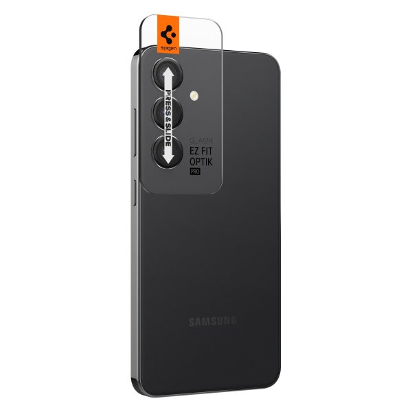 Spigen Samsung Galaxy S24 Plus kameranssuoja GLAS.tR EZ Fit Optik Pro, 2 kpl, musta