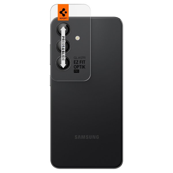 Spigen Samsung Galaxy S24 Plus kameranssuoja GLAS.tR EZ Fit Optik Pro, 2 kpl, musta