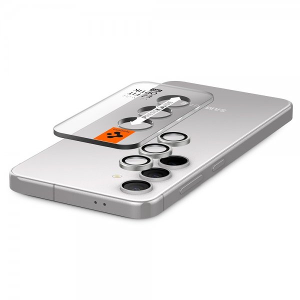 Spigen Samsung Galaxy S24 Plus Kameran linssinsuoja GLAS.tR EZ Fit Optik Pro 2-pakkaus Harmaa