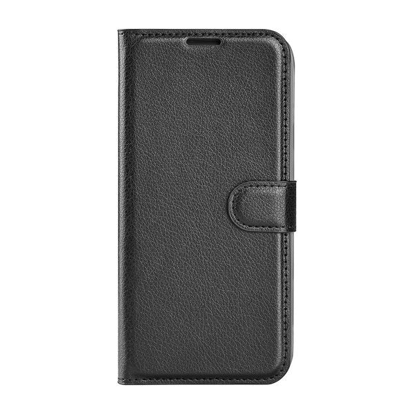 Samsung Galaxy S24 Plus -kotelo jalustalla, musta