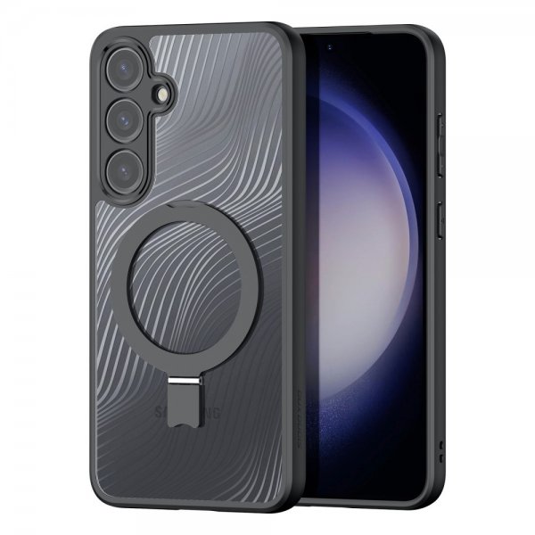 Dux Ducis Samsung Galaxy S24 Plus -kuori, Aimo Series MagSafe Kickstand, musta