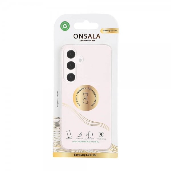Onsala Samsung Galaxy S24 Plus Kuori Kierrätetty TPU Läpinäkyvä