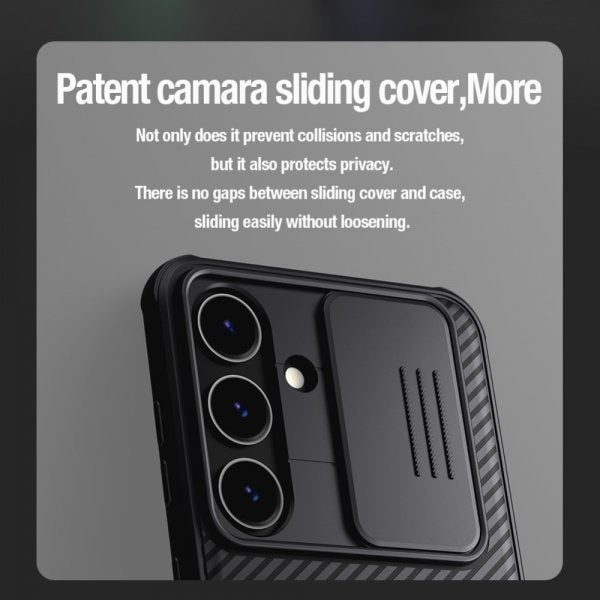 Nillkin Samsung Galaxy S24 Plus Kuori CamShield Pro Musta