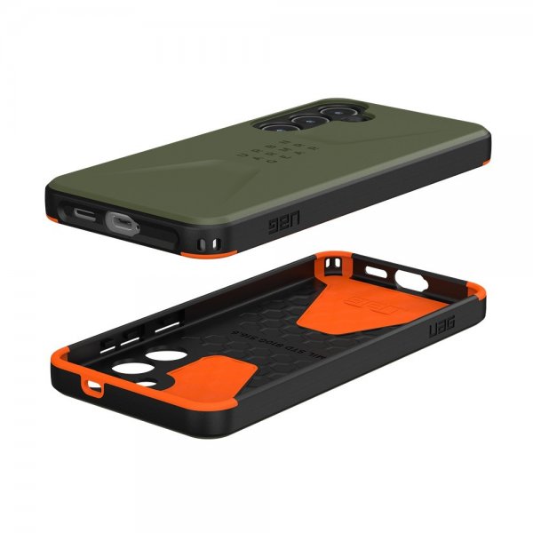 Urban Armor Gear (UAG) Samsung Galaxy S24 Plus -suojakuori Civilian Olive Drab
