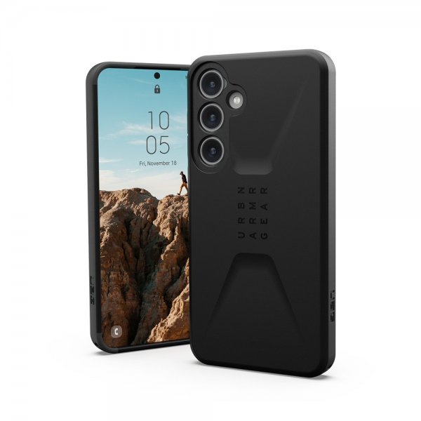 Urban Armor Gear (UAG) Samsung Galaxy S24 Plus Suojakuori Civilian Musta