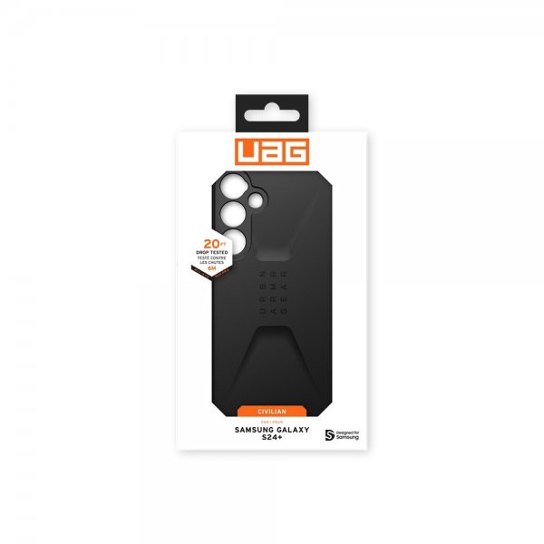 Urban Armor Gear (UAG) Samsung Galaxy S24 Plus Suojakuori Civilian Musta