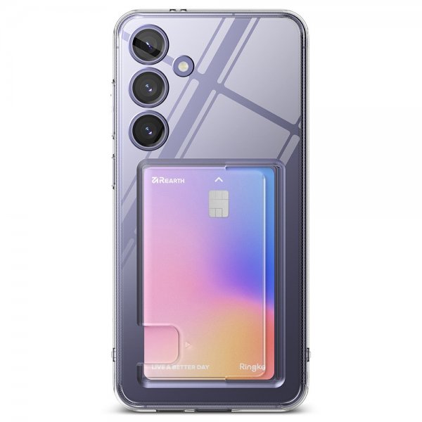 Ringke Samsung Galaxy S24 Plus -suojakuori Fusion Card Clear